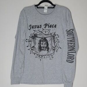 Jesus Piece Long Sleeve T Shirt Size Large Southern Lord Hardcore Metal Band
